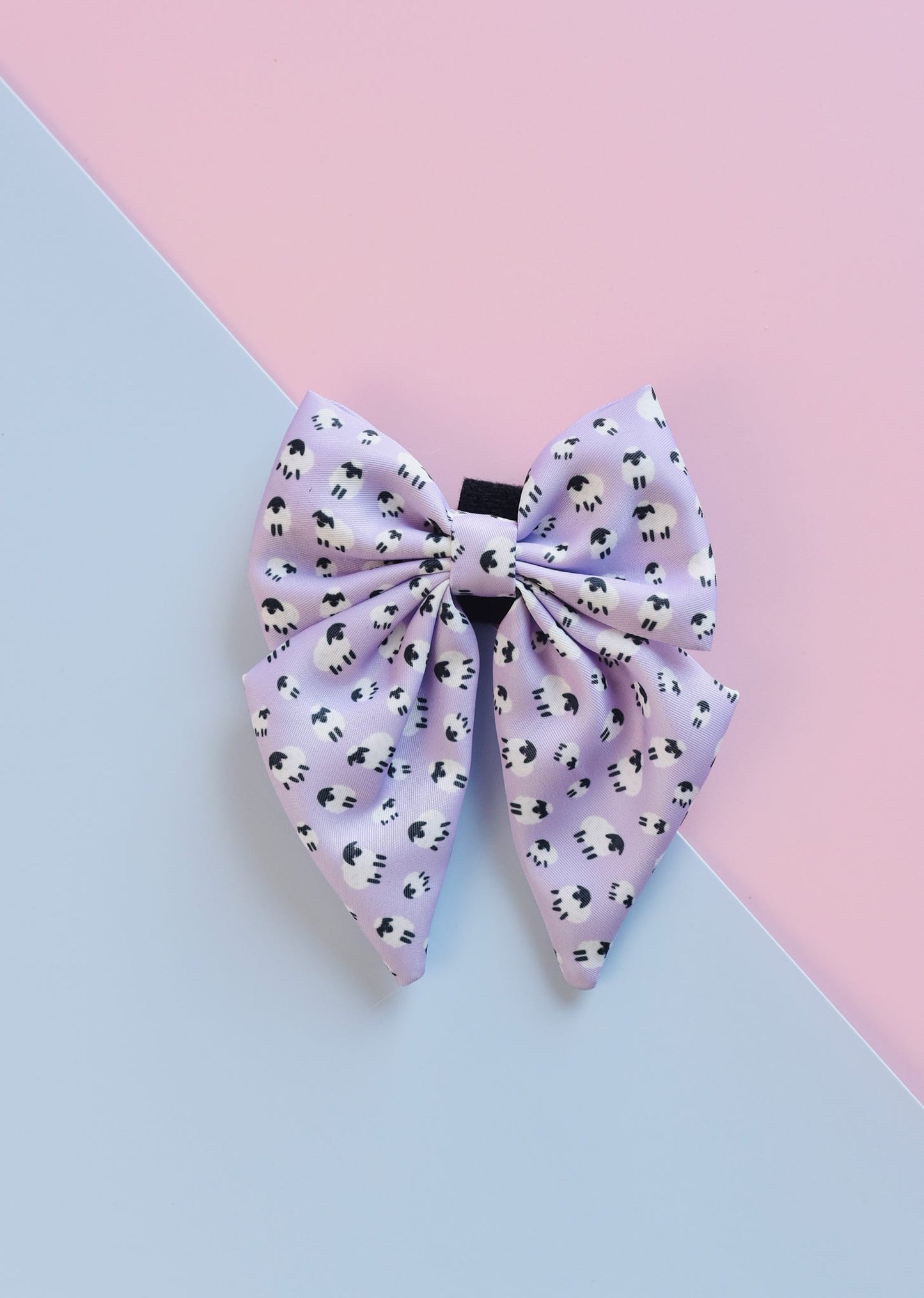 Lilac Sheep Sailor Bow