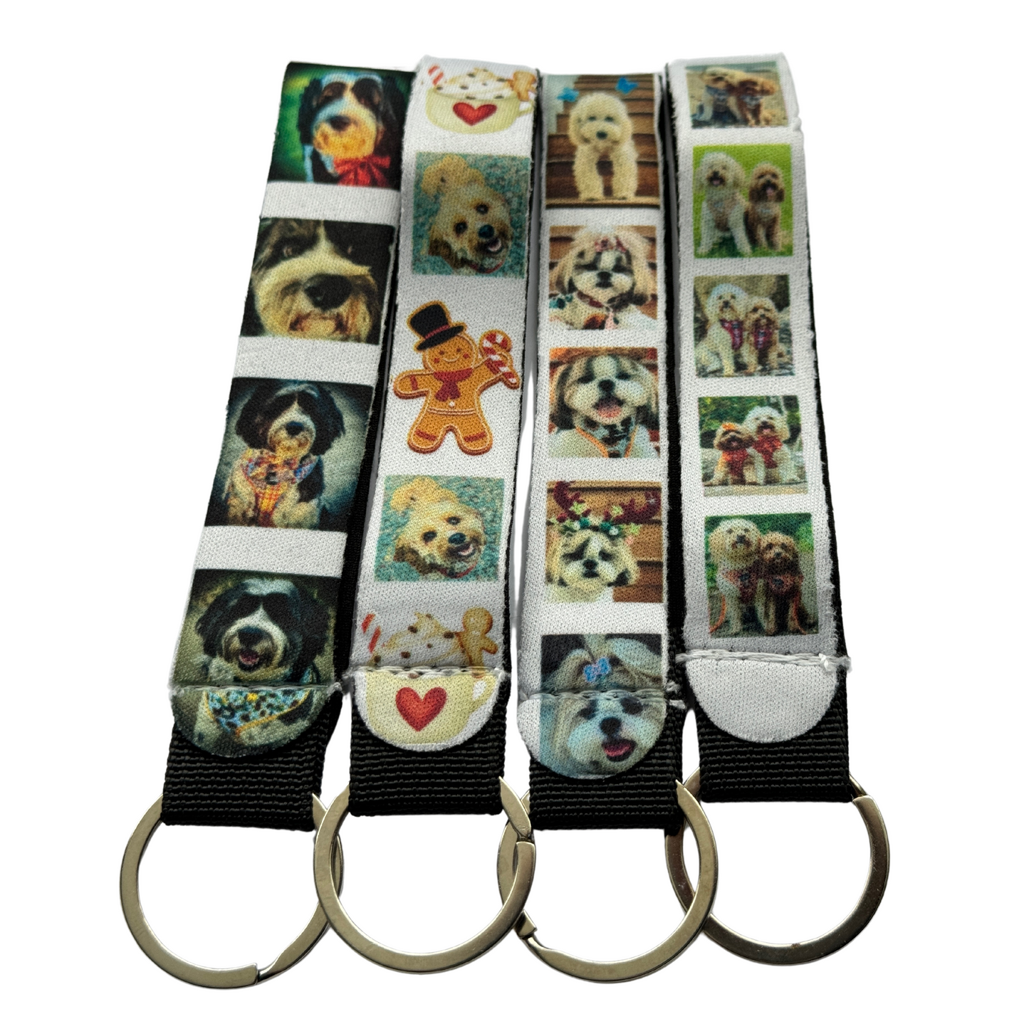 This item can be used as either a Personalised Photo Keyring Lanyard | Personalised Photo Wristlet | Photo Sports Wrist Key fob Strap | Photo Bag Charm KeyChain