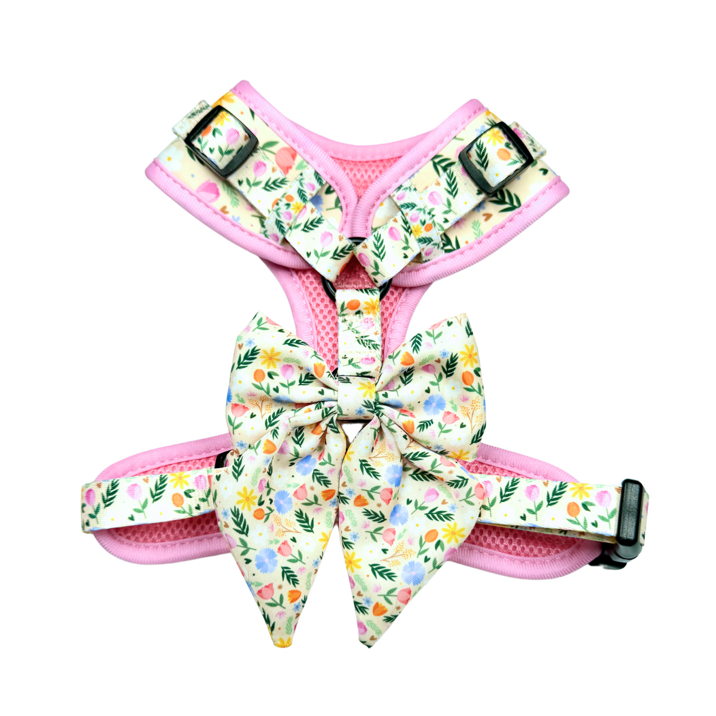 🌸 Blooming Blossom Sailor Bow – Floral Elegance for Stylish Pets