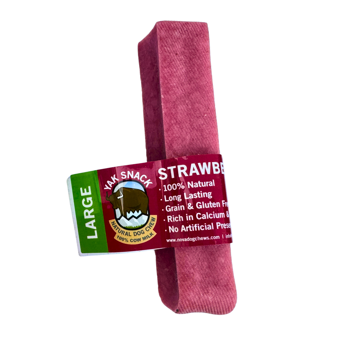 Strawberry Yak Dog Chew