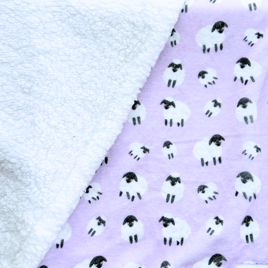 Lilac Sheep Blanket