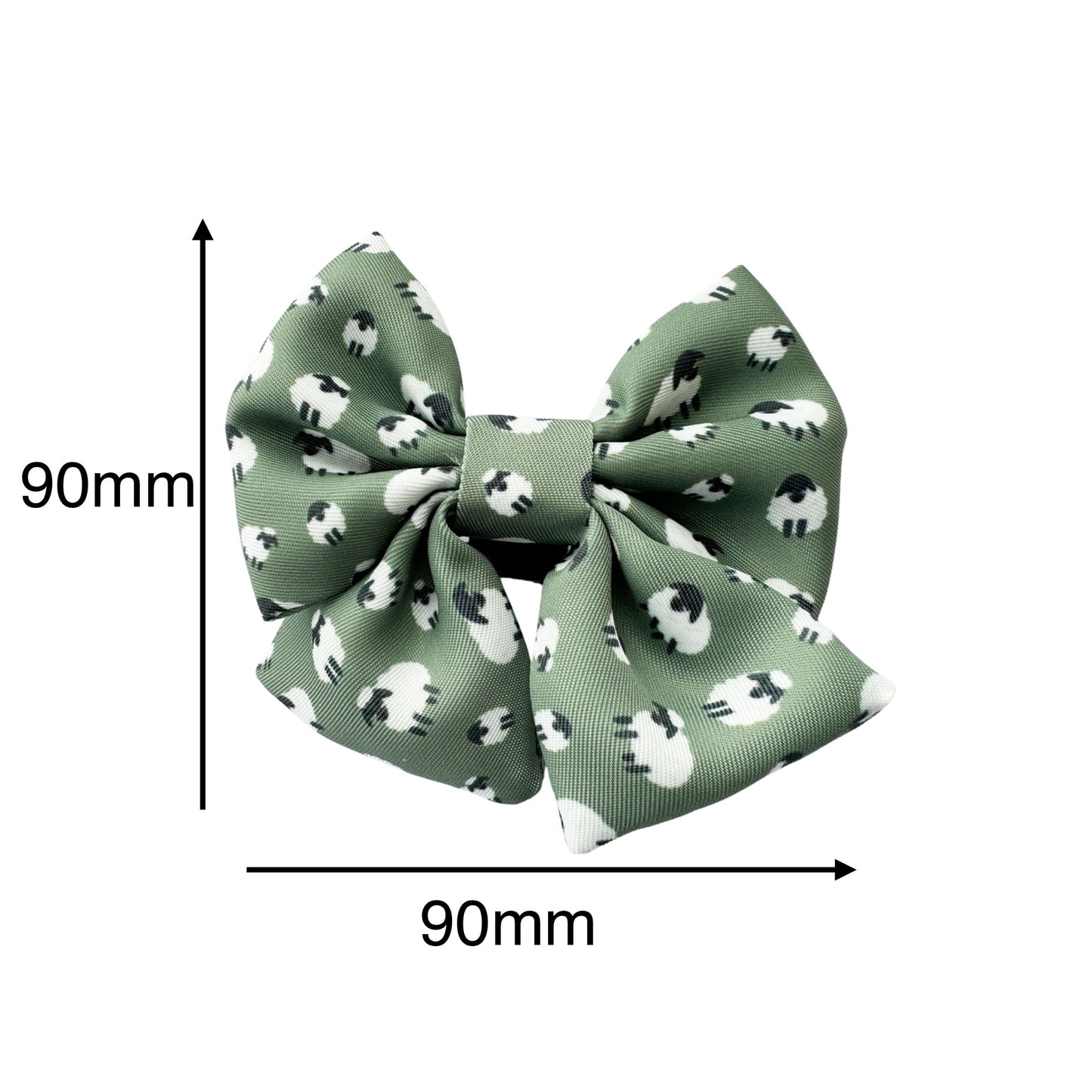 Green Sheep Sailor Bow