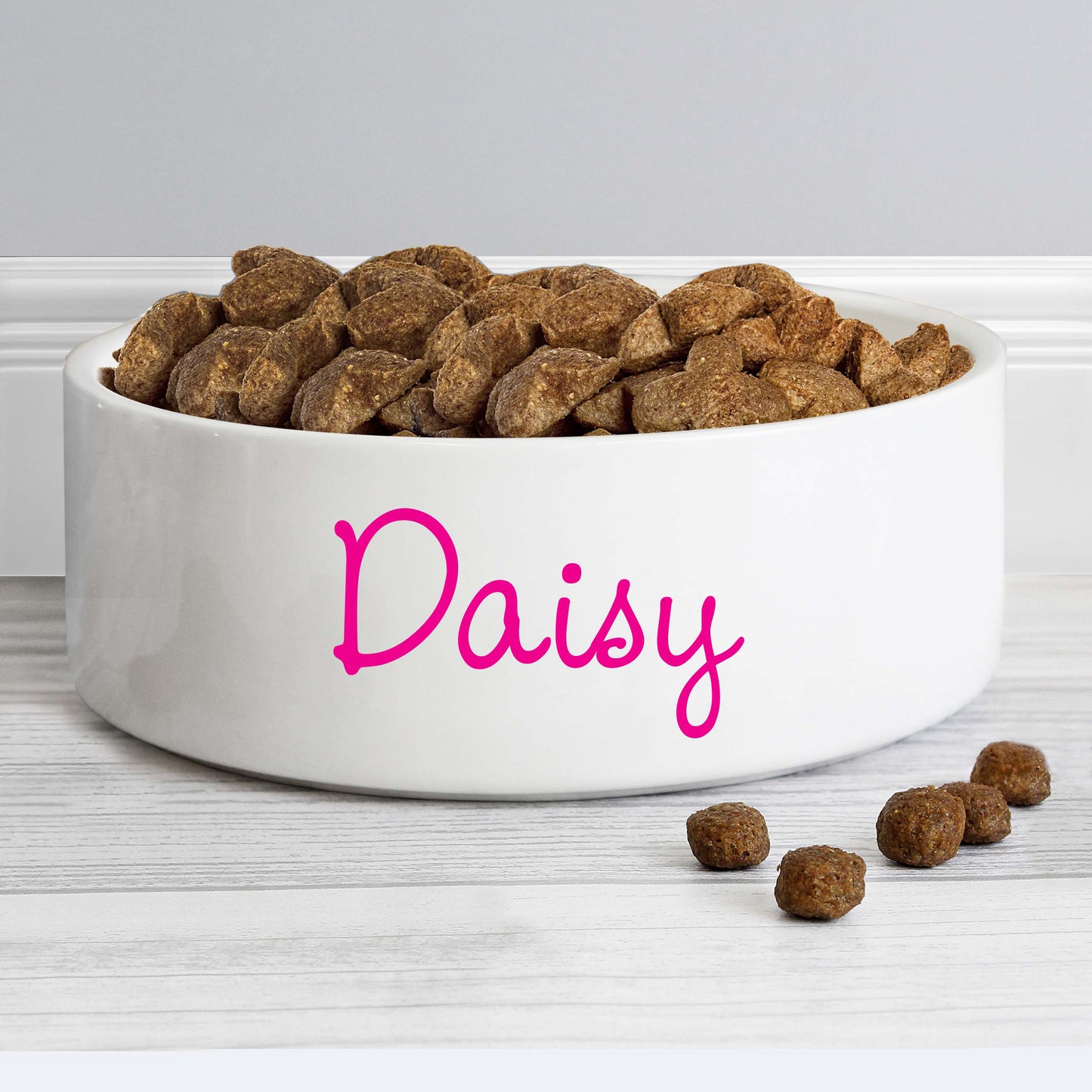 Personalised Pink Pet Bowl