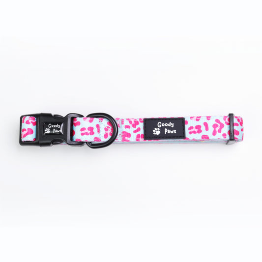 Tilly Leopard Adjustable Dog Collar
