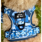 Blue Camo tough style Harness