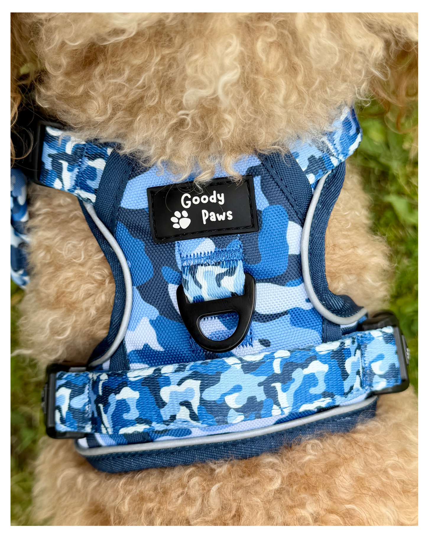 Blue Camo tough style Harness