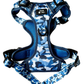 Blue Camo tough style Harness