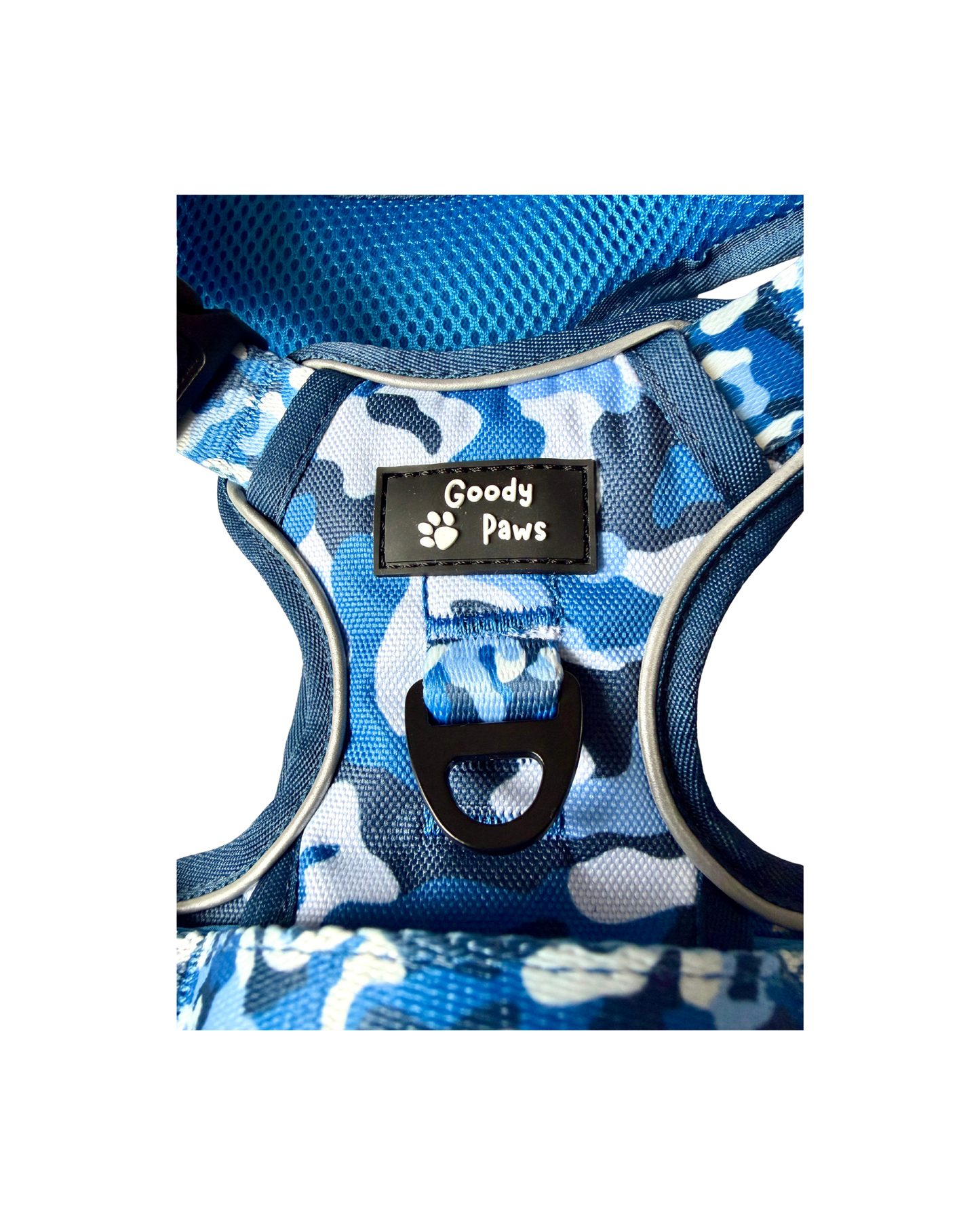 Blue Camo tough style Harness