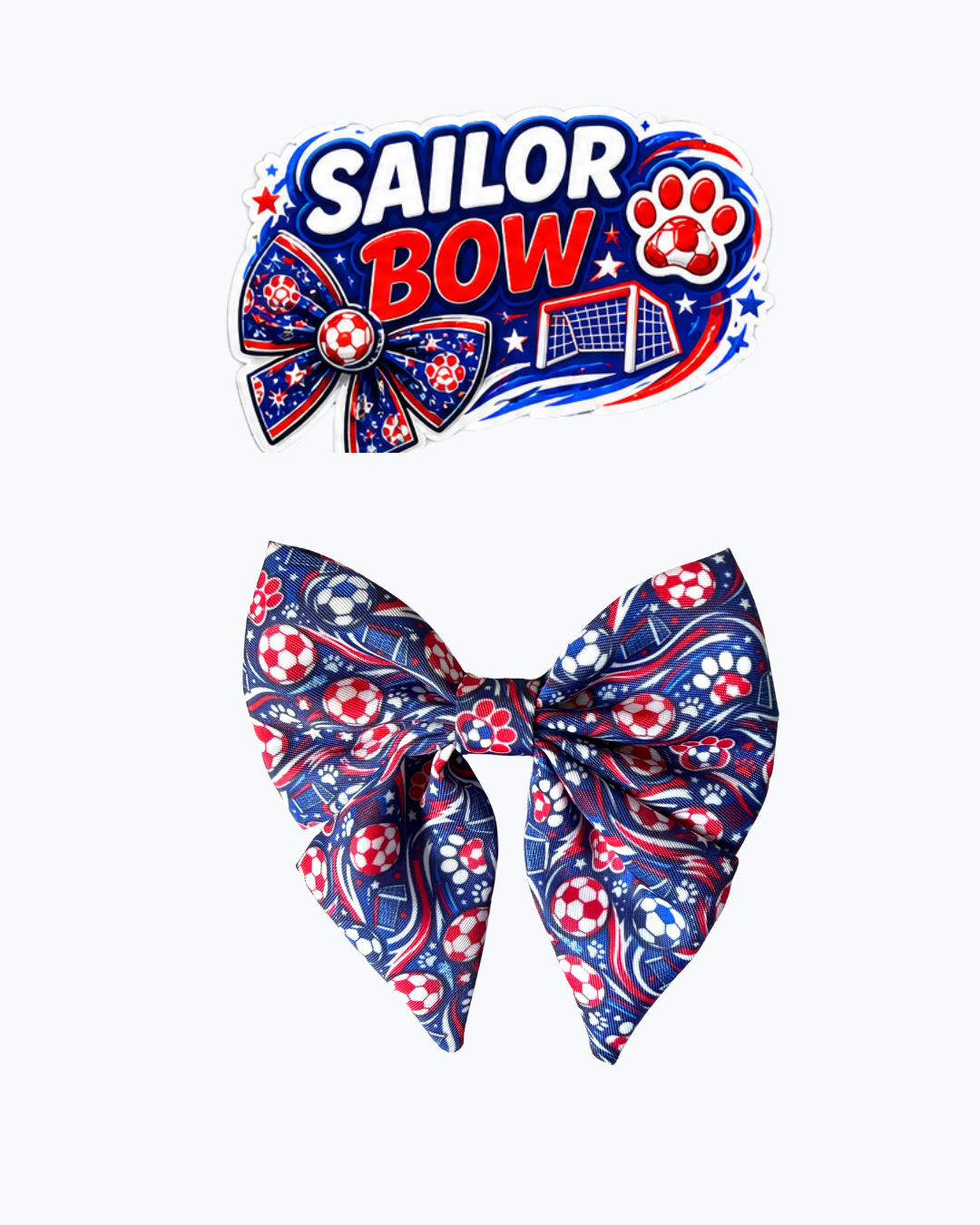 Footie Paws Sailor Bow