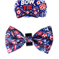 Footie Paws Football Dog Bow Tie