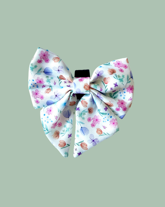 🌸 PETAL PAWS SAILOR BOW