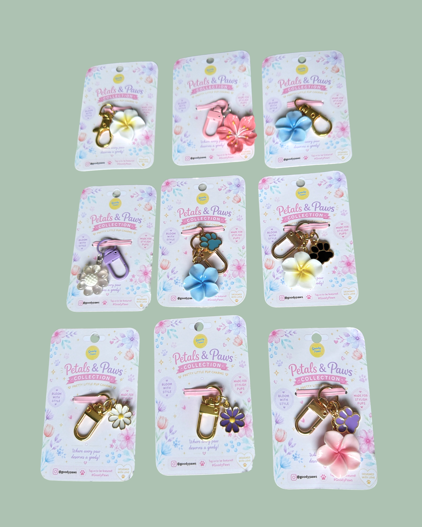 🌸 PETAL PAWS ADJUSTABLE DOG HARNESS