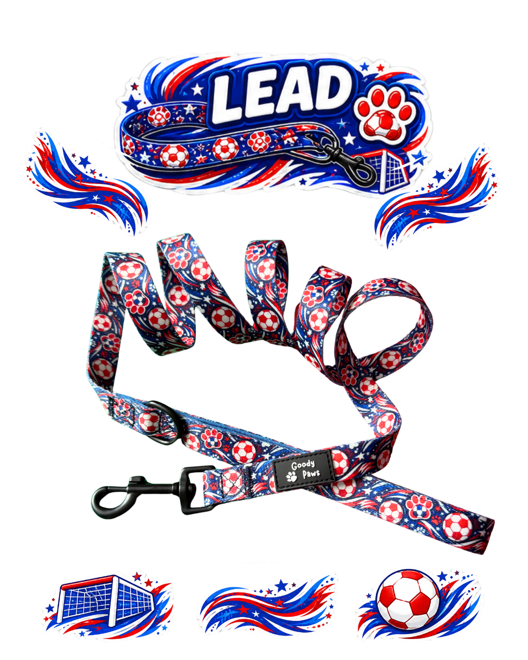 Footie Paws Dog Lead