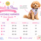 Petal Paws Adjustable Dog Harness