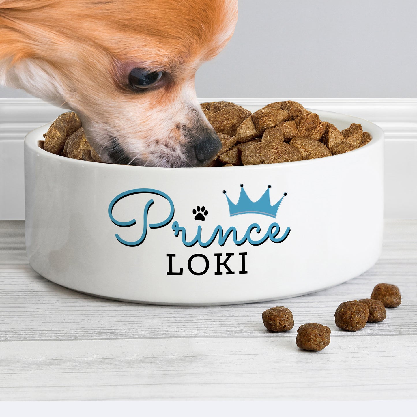 Personalised Prince Pet Bowl