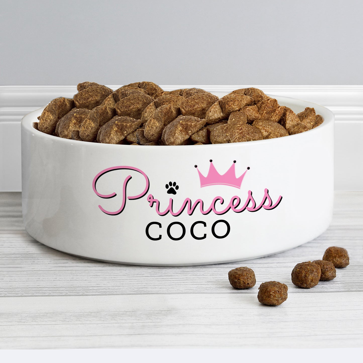 Personalised Princess Pet Bowl