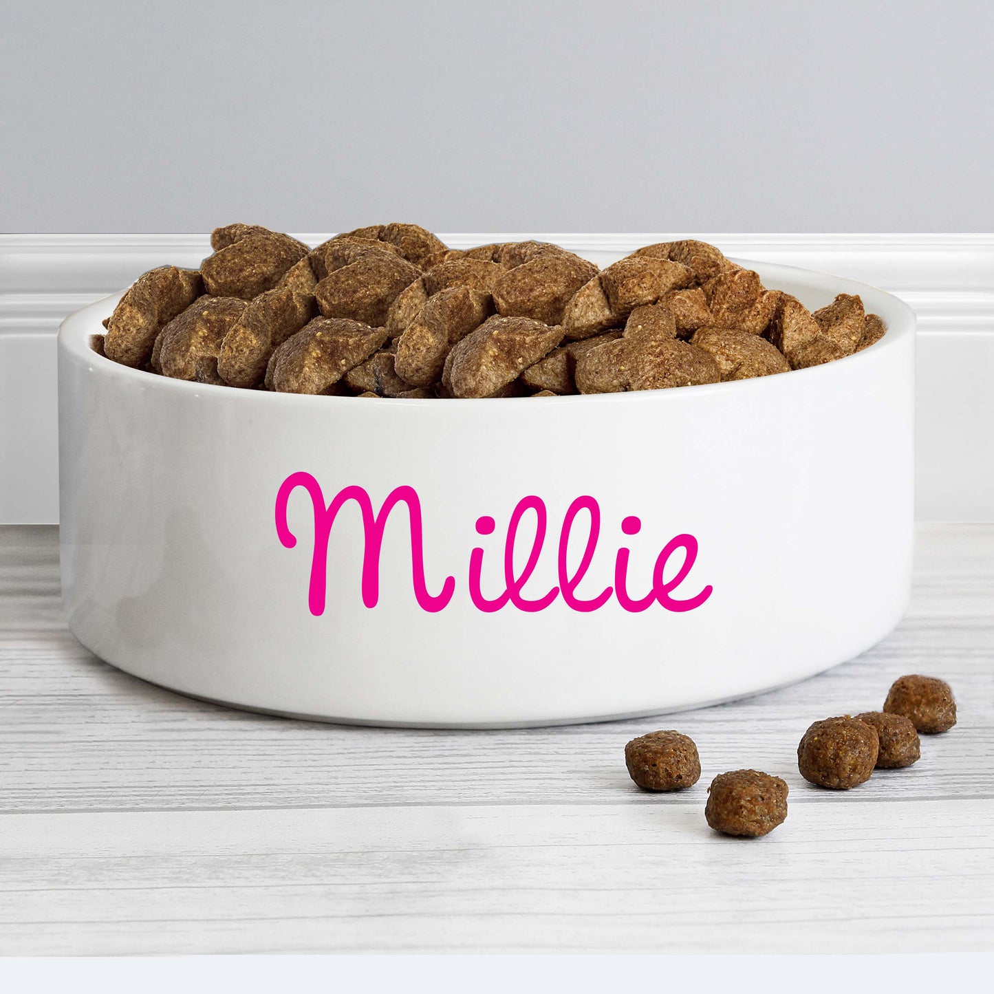 Personalised Pink Pet Bowl