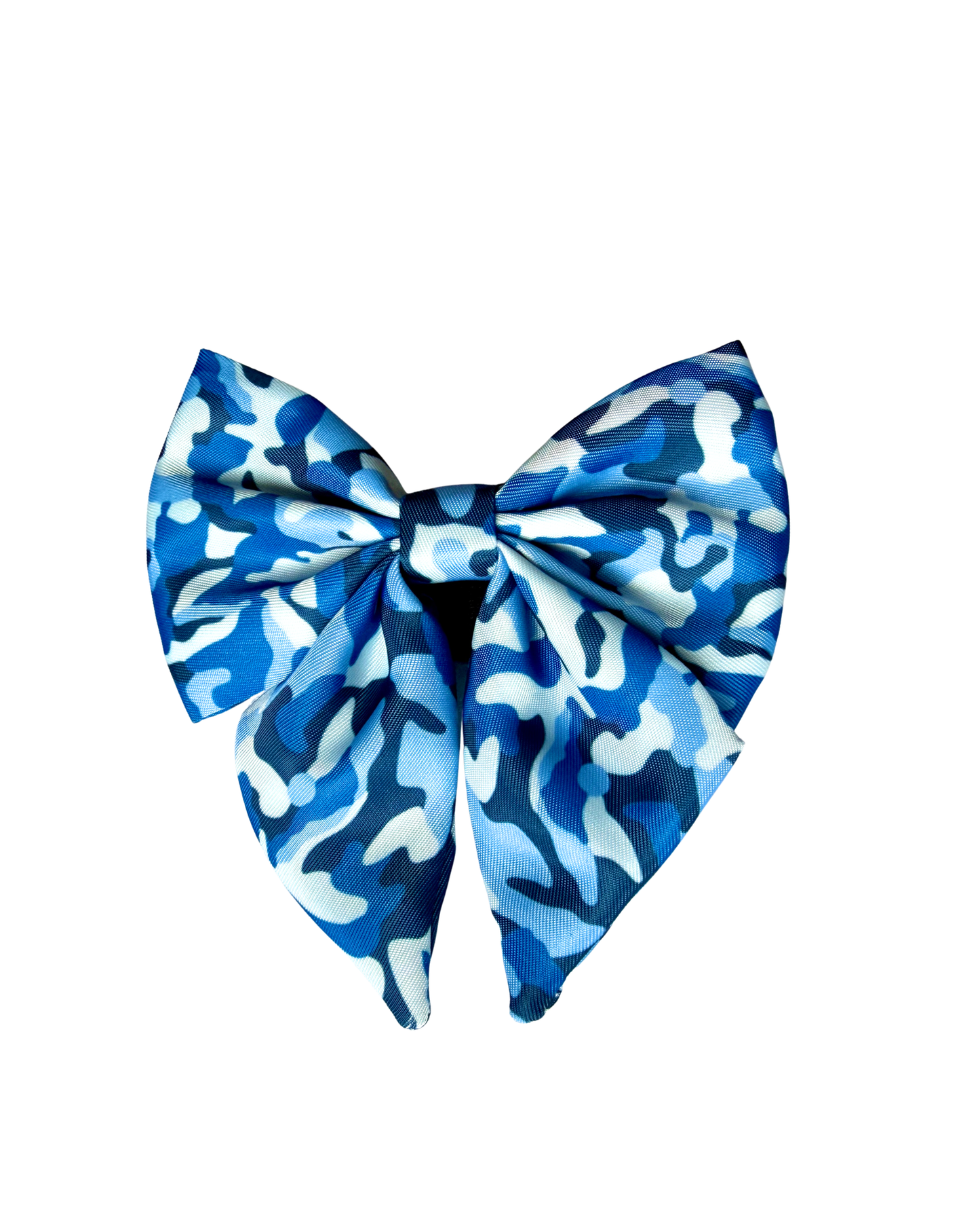 BLUE CAMO SAILOR BOW