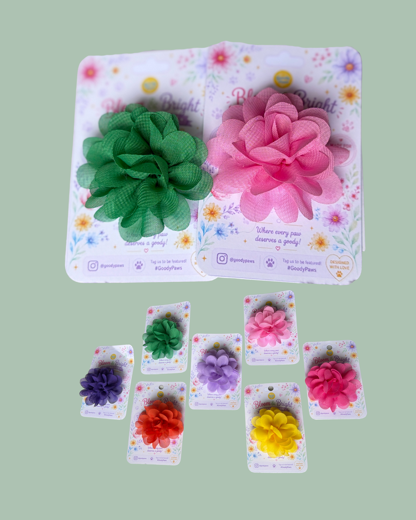 🌸 PETAL PAWS ADJUSTABLE DOG HARNESS