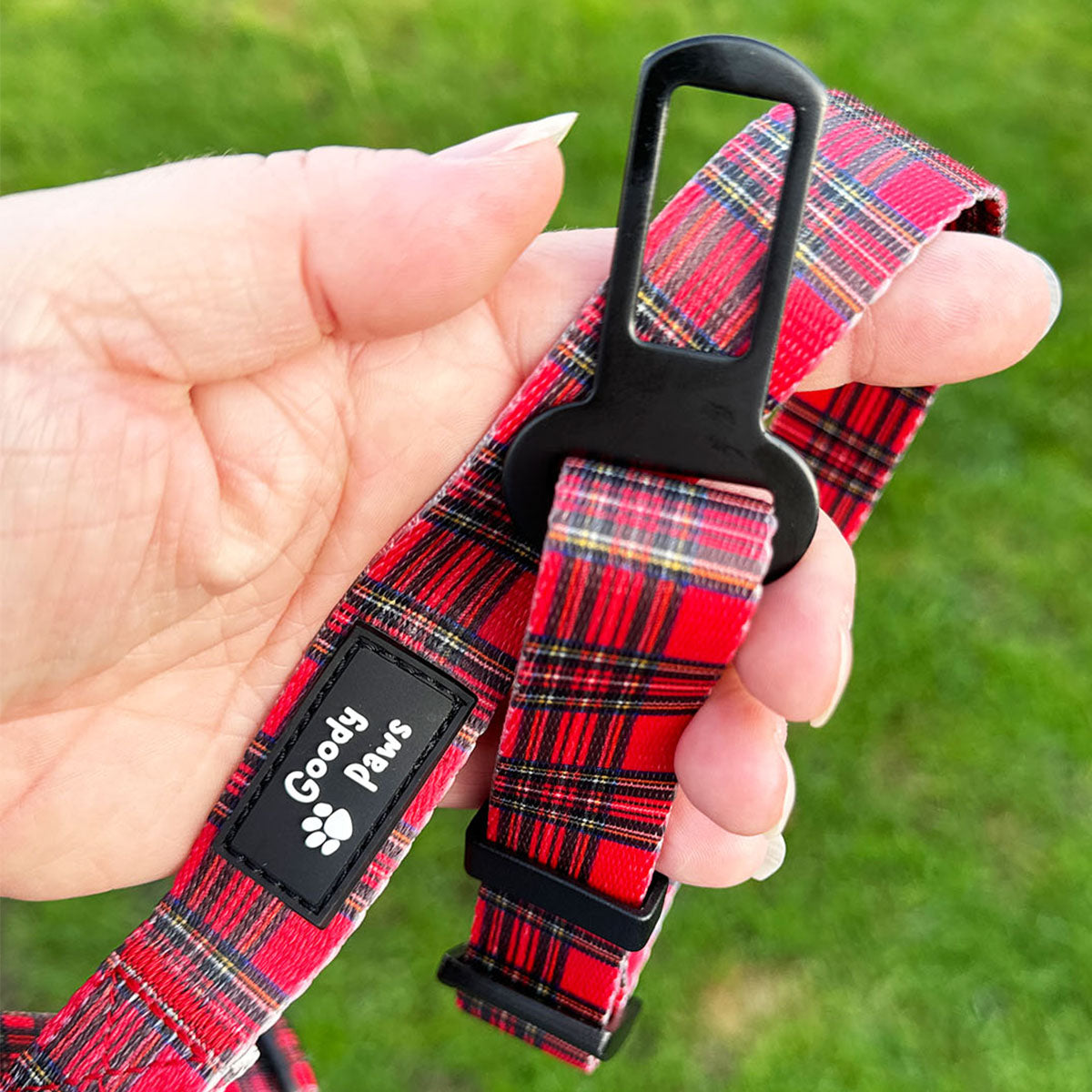 Stewart (Red Tartan) Seat Belt