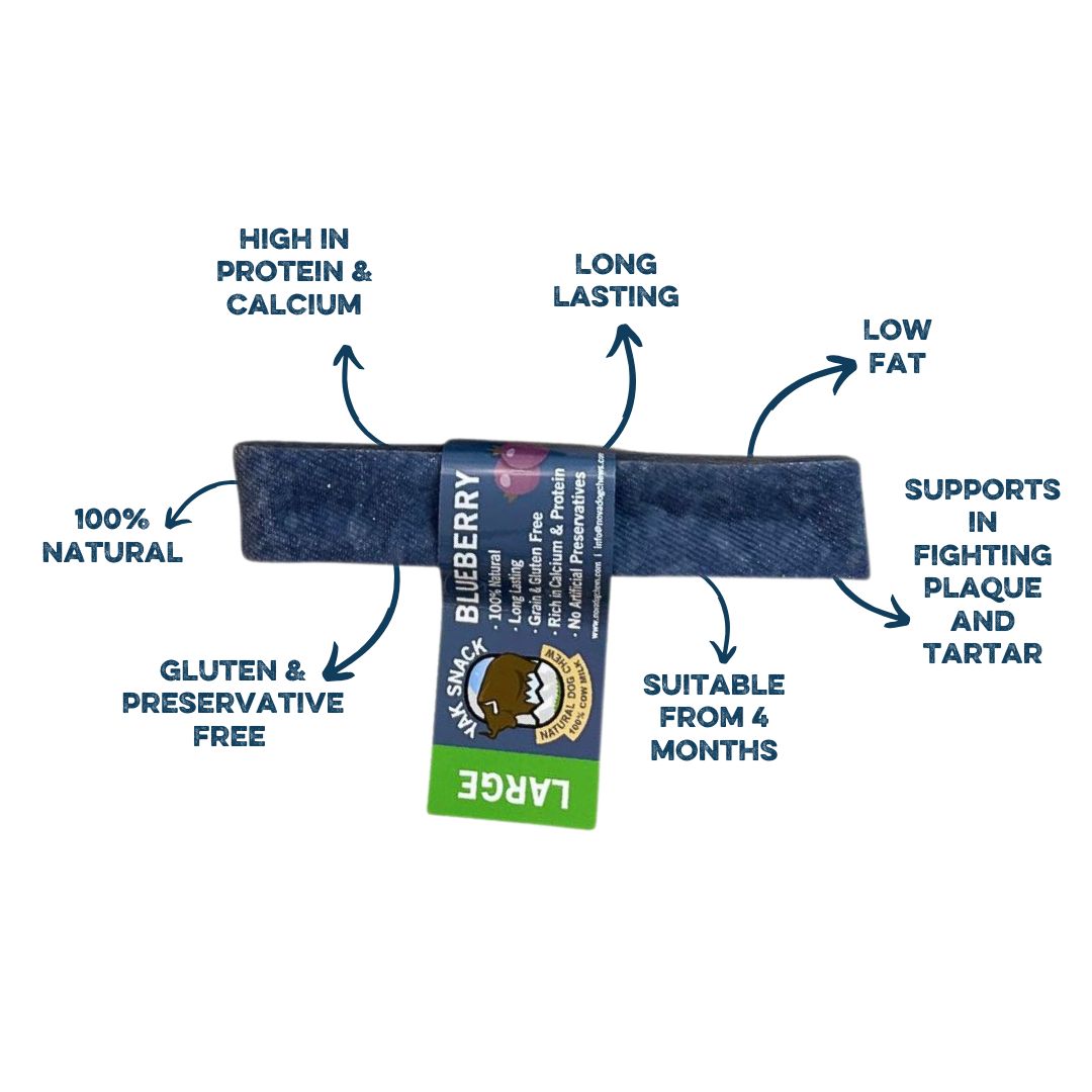 Blueberry Yak Dog Chew