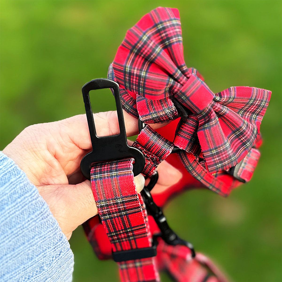 Stewart (Red Tartan) Seat Belt